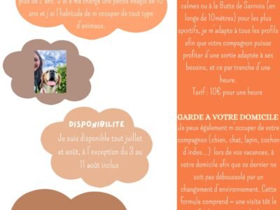 Je propose de promener votre animal proche Ermont Dpt 95